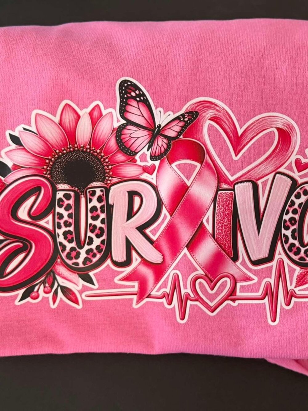 Camisa Survivor / Warrios Breast Cancer Awareness Month